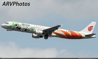 国航空客321 B-6365于高崎机场23跑道拉起